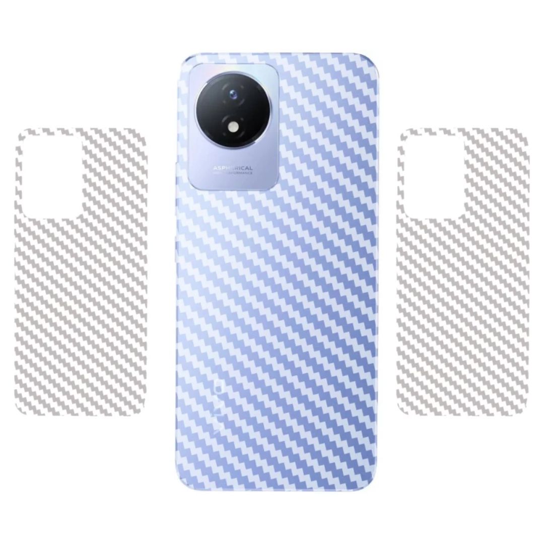 Vivo Y02 Carbon back Skin Protective sticker