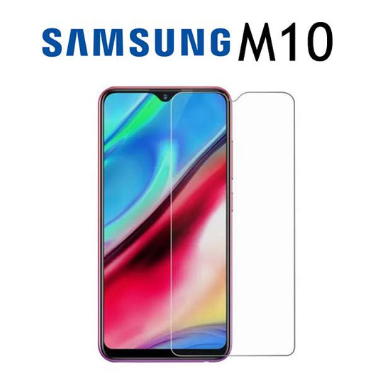 9H Clear Galss for Samsung Galaxy M10 Anti Scratch 0.3mm Transparent Screen Protection Glass Film Strong Clear Borderless Full Cover 9H Tempered Glass for Samsung Galaxy M10