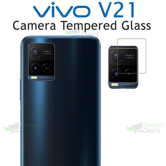 Camera Glass for Vivo V21 Perfect Camera Protection Film Clear 9H Glass Mobile camera lens protector