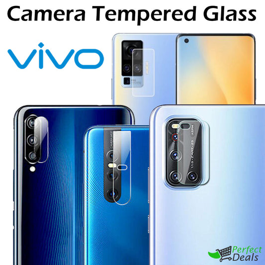 Camera Glass for Vivo Y20 Perfect Camera Protection Film Clear 9H Glass Mobile camera lens protector