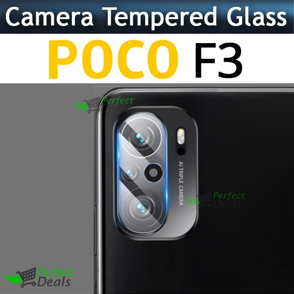 Camera Glass for Xiaomi Mi POCO F3 Perfect Camera Protection Film Clear 9H Glass Mobile camera lens protector