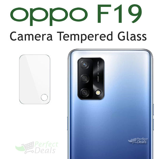 Camera Glass for OPPO F19 Perfect Camera Protection Film Clear 9H Glass Mobile camera lens protector