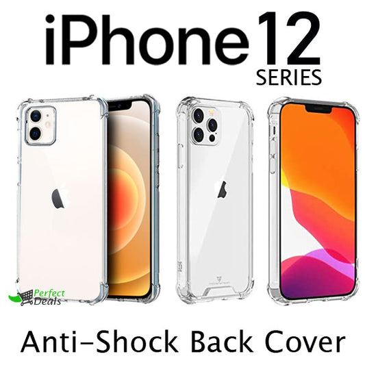 AntiShock Case for apple iPhone 12 Pro Max High Quality Clear Back Cover Soft Silicone TPU Case with anti-shock protection hardy edges fully transparent cover bumper case