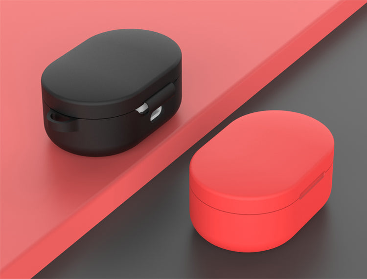 Soft Silicone Cases Redmi Mi tws redmi Airdots 2 Airdot S Wireless Bluetooth Soft TPU Cover For xiaomi redmi Airdots Protective Rubber Case Air dots 3 With Buckle