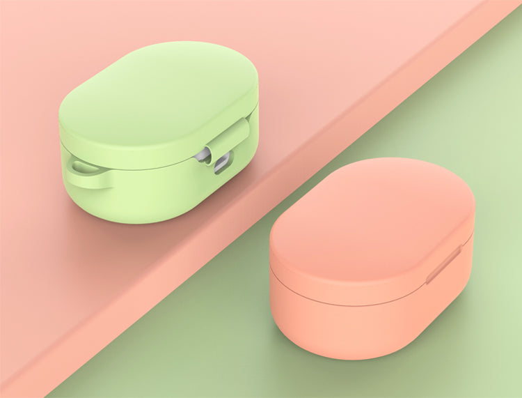 Soft Silicone Cases Redmi Mi tws redmi Airdots 2 Airdot S Wireless Bluetooth Soft TPU Cover For xiaomi redmi Airdots Protective Rubber Case Air dots 3 With Buckle