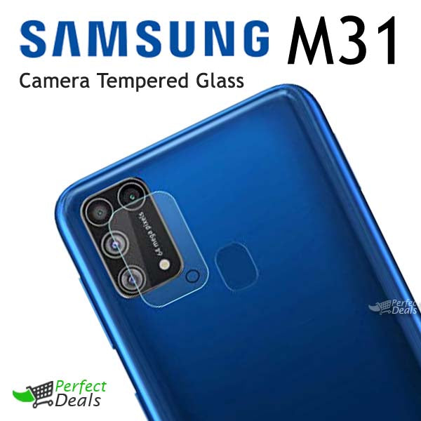 Camera Glass for Samsung Galaxy M31 Perfect Camera Protection Film Clear 9H Glass Mobile camera lens protector