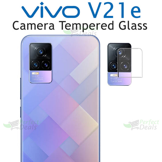 Camera Glass for Vivo V21e Perfect Camera Protection Film Clear 9H Glass Mobile camera lens protector